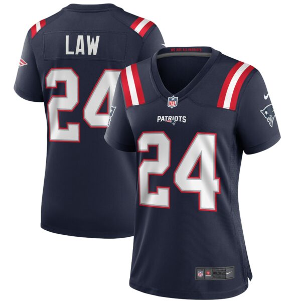 Women’s New England Patriots Ty Law Nike Navy Game Retired Player Jersey