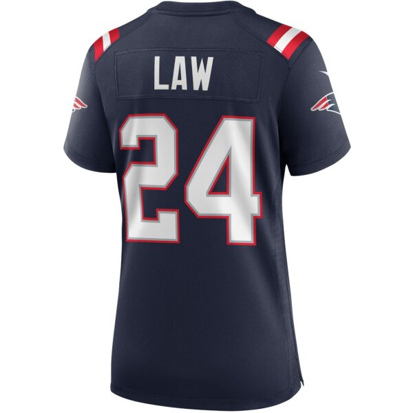 Women’s New England Patriots Ty Law Nike Navy Game Retired Player Jersey