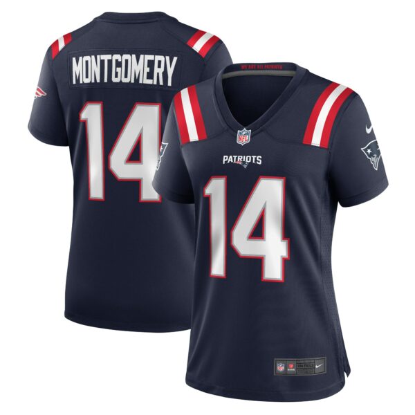 Women’s New England Patriots Ty Montgomery Nike Navy Player Game Jersey