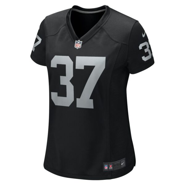 Women’s Las Vegas Raiders Tyler Hall Nike Black Team Game Jersey