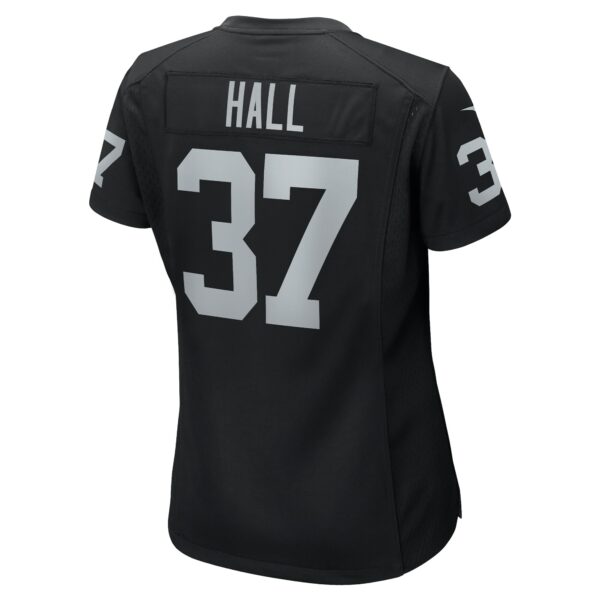 Women’s Las Vegas Raiders Tyler Hall Nike Black Team Game Jersey