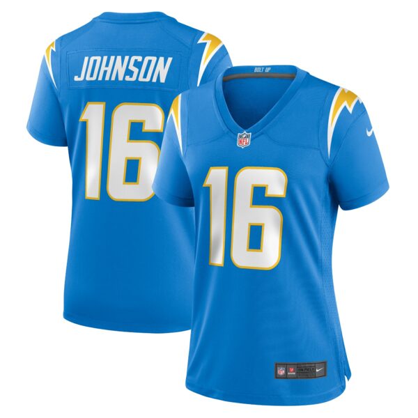 Women’s Los Angeles Chargers Tyler Johnson Nike Powder Blue Team Game Jersey