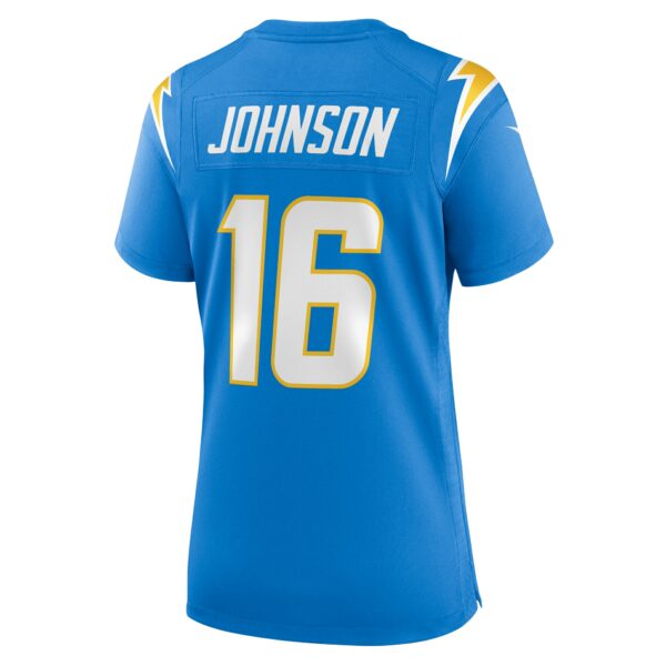 Women’s Los Angeles Chargers Tyler Johnson Nike Powder Blue Team Game Jersey