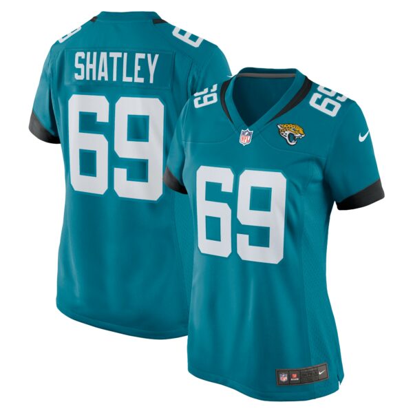 Women’s Jacksonville Jaguars Tyler Shatley Nike Teal Nike Game Jersey