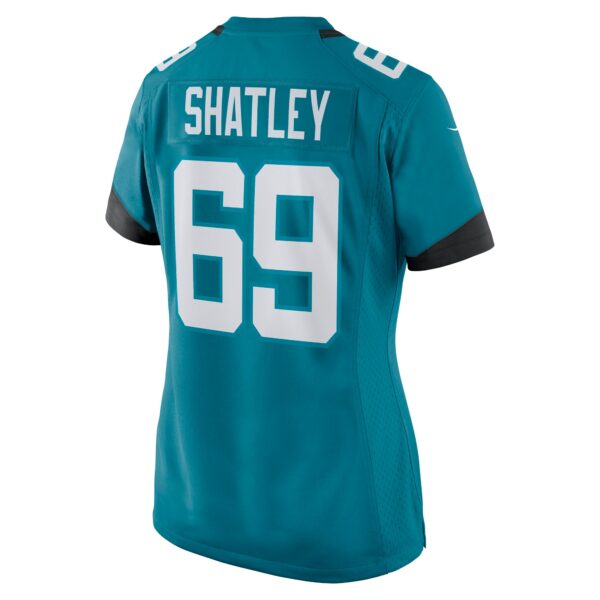 Women’s Jacksonville Jaguars Tyler Shatley Nike Teal Nike Game Jersey