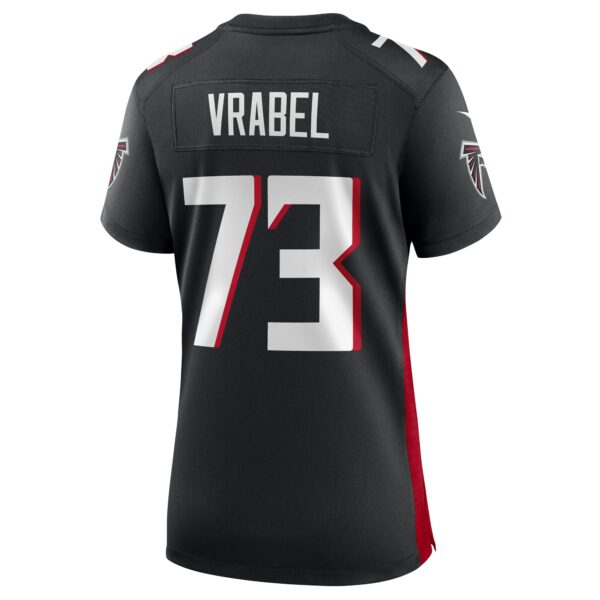 Women’s Atlanta Falcons Tyler Vrabel Nike Black Player Game Jersey