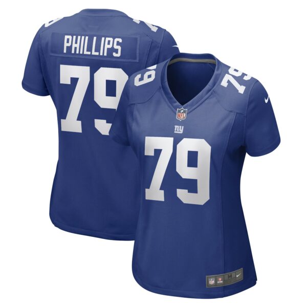 Women’s New York Giants Tyre Phillips Nike Royal Game Player Jersey