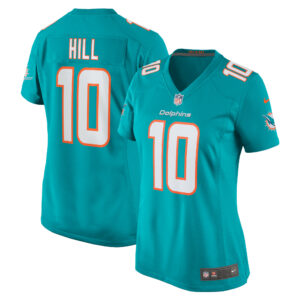 Women's Miami Dolphins Tyreek Hill Nike Aqua Player Jersey