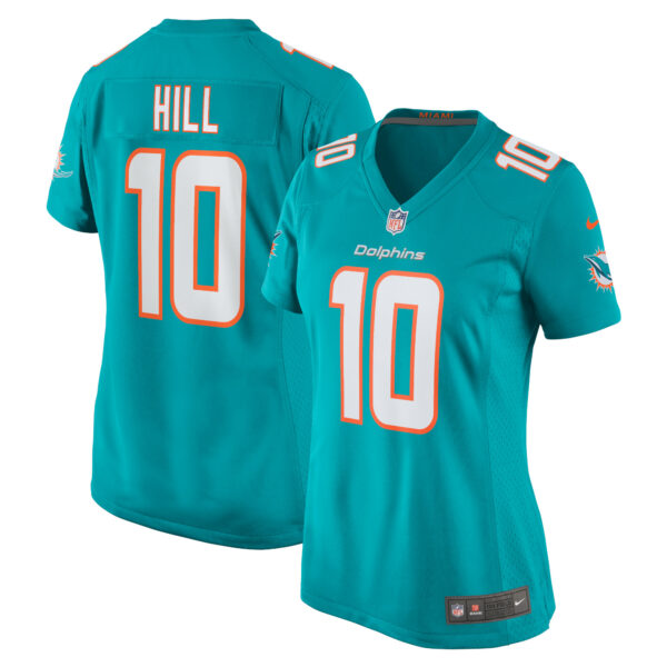 Women’s Miami Dolphins Tyreek Hill Nike Aqua Player Jersey