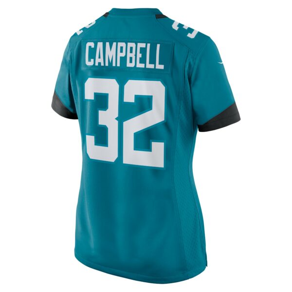 Women’s Jacksonville Jaguars Tyson Campbell Nike Teal Nike Game Jersey