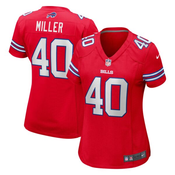 Women’s Buffalo Bills Von Miller Nike Red Player Jersey