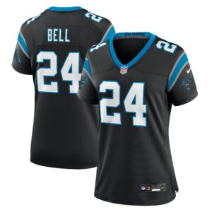 Women's Carolina Panthers Vonn Bell Nike Black Game Player Jersey