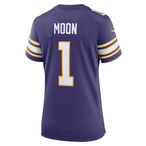 Women’s Minnesota Vikings Warren Moon Nike Purple Classic Retired Player Game Jersey