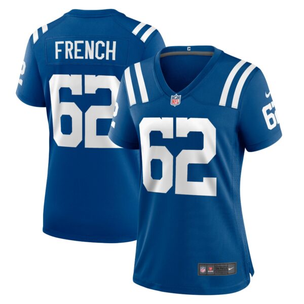 Women’s Indianapolis Colts Wesley French Nike Royal Game Player Jersey