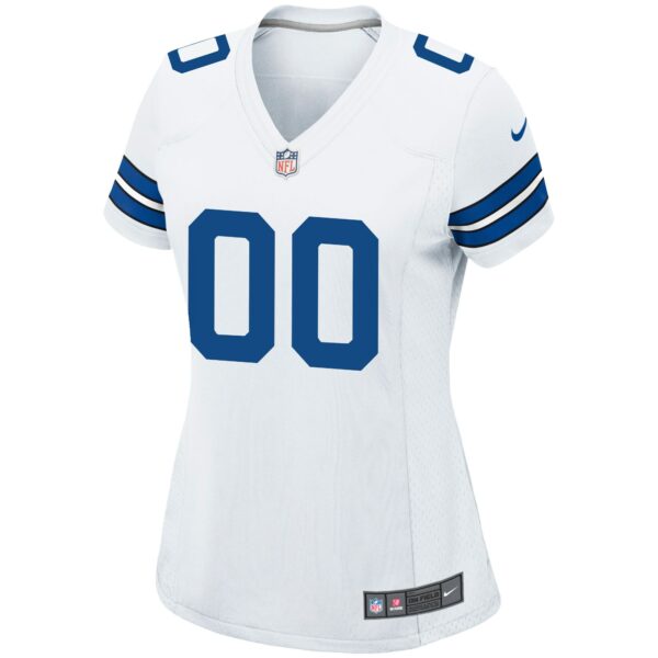 Women’s Nike White Dallas Cowboys Custom Game Jersey