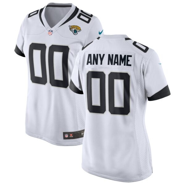 Women’s Nike White Jacksonville Jaguars Custom Game Jersey