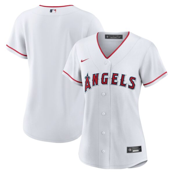 Women’s Los Angeles Angels Nike White Home Blank Replica Jersey