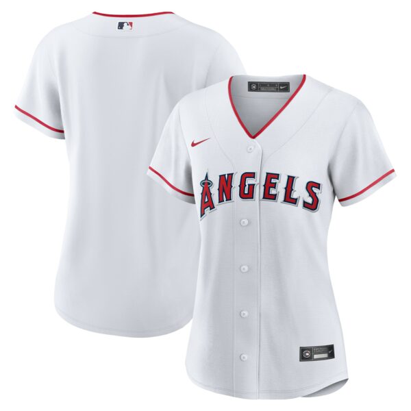 Women’s Los Angeles Angels Nike White Home Replica Team Jersey