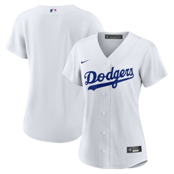 Women’s Los Angeles Dodgers Nike White Home Blank Replica Jersey