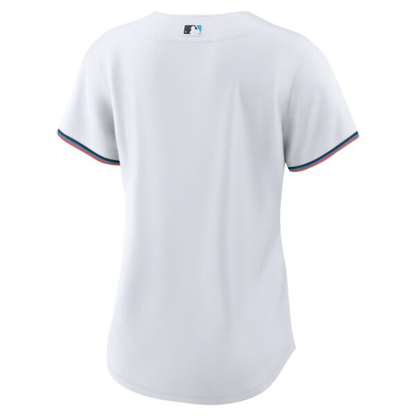 Women’s Miami Marlins Nike White Home Blank Replica Jersey