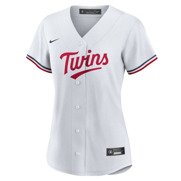 Women’s Minnesota Twins Nike White Home Replica Custom Jersey