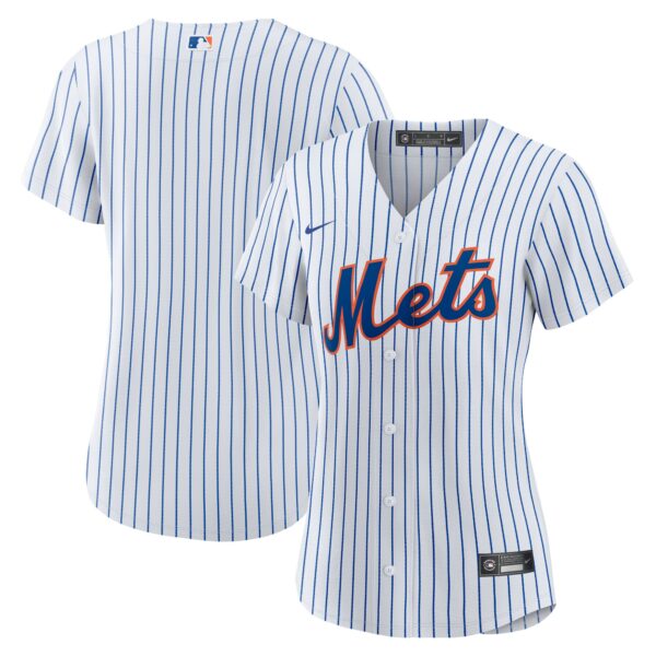 Women’s New York Mets Nike White Home Blank Replica Jersey