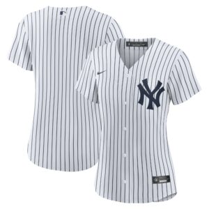 Women's New York Yankees Nike White Home Replica Team Jersey