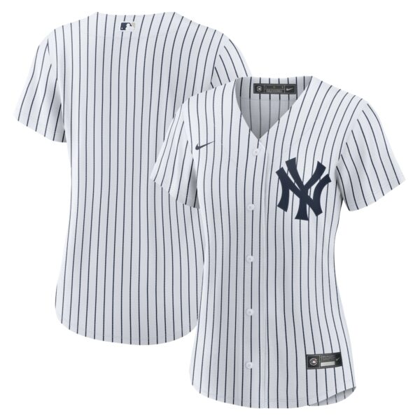 Women’s New York Yankees Nike White Home Replica Team Jersey