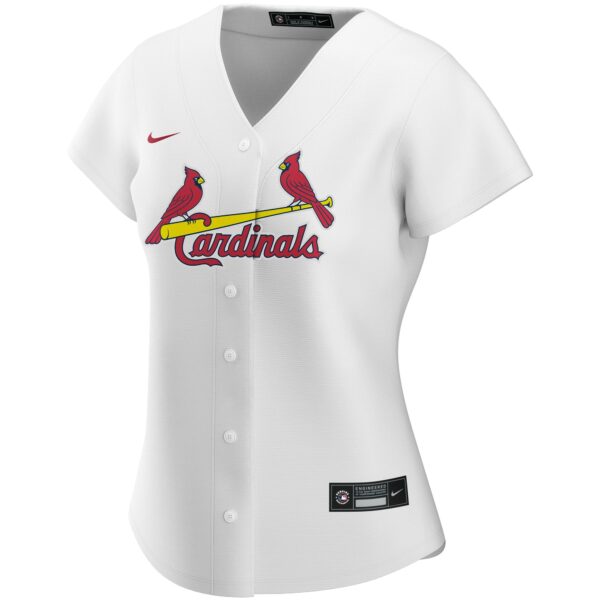 Women’s St. Louis Cardinals Nike White Home Replica Custom Jersey