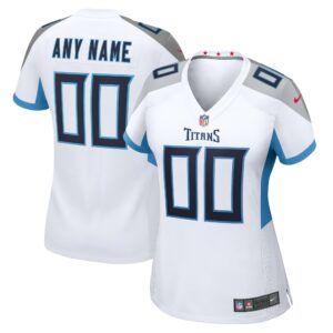 Women's Nike White Tennessee Titans Custom Game Jersey