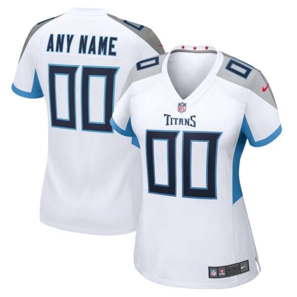 Women’s Nike White Tennessee Titans Custom Game Jersey