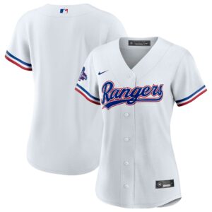 Women's Texas Rangers Nike White Home 2023 World Series Champions Replica Team Jersey