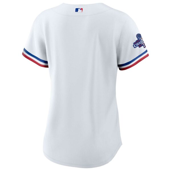 Women’s Texas Rangers  Nike White Home 2023 World Series Champions Replica Team Jersey