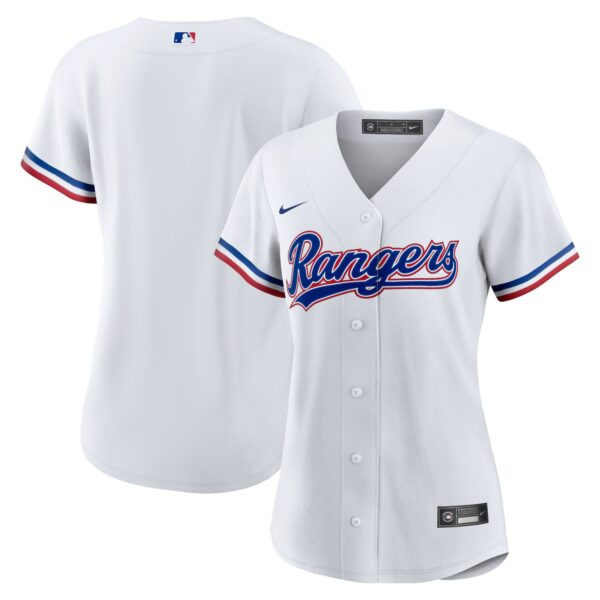 Women’s Texas Rangers Nike White Home Replica Team Jersey