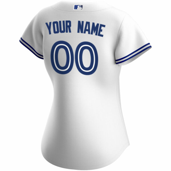 Women’s Toronto Blue Jays Nike White Home Replica Custom Jersey