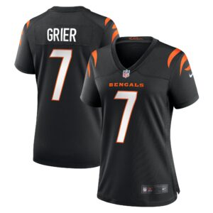 Women's Cincinnati Bengals Will Grier Nike Black Team Game Jersey