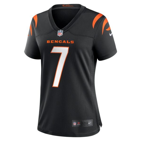 Women’s Cincinnati Bengals Will Grier Nike Black Team Game Jersey