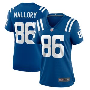 Women's Indianapolis Colts Will Mallory Nike Royal Team Game Jersey