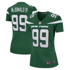 Women's New York Jets Will McDonald IV Nike Gotham Green Game Jersey