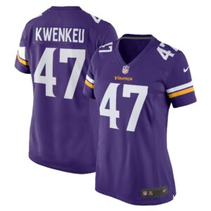 Women's Minnesota Vikings William Kwenkeu Nike Purple Home Game Player Jersey