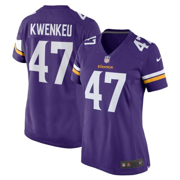 Women’s Minnesota Vikings William Kwenkeu Nike Purple Home Game Player Jersey