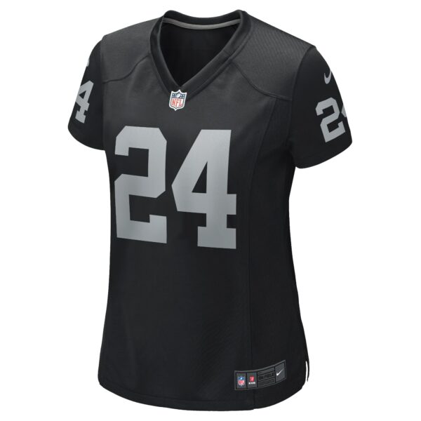 Women’s Las Vegas Raiders Willie Brown Nike Black Game Retired Player Jersey