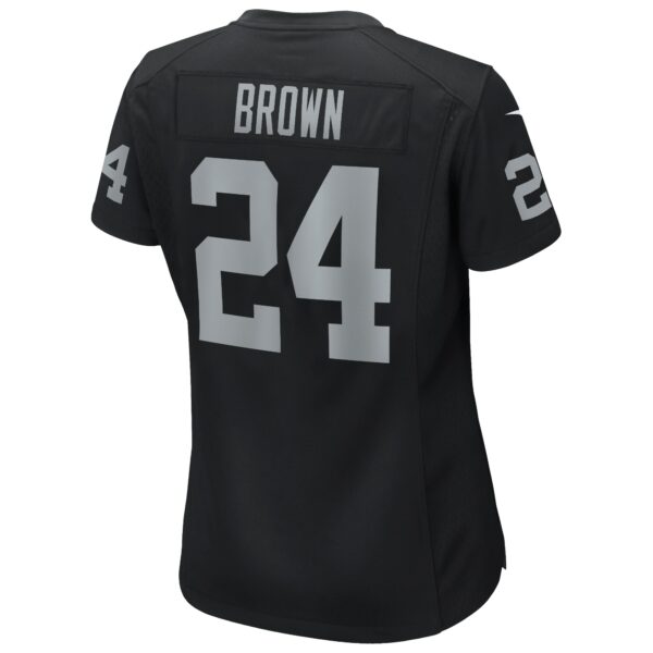 Women’s Las Vegas Raiders Willie Brown Nike Black Game Retired Player Jersey