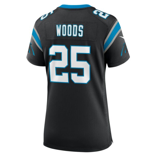 Women’s Carolina Panthers Xavier Woods Nike Black Team Game Jersey