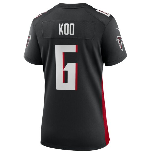 Women’s Atlanta Falcons Younghoe Koo Nike Black Team Game Jersey