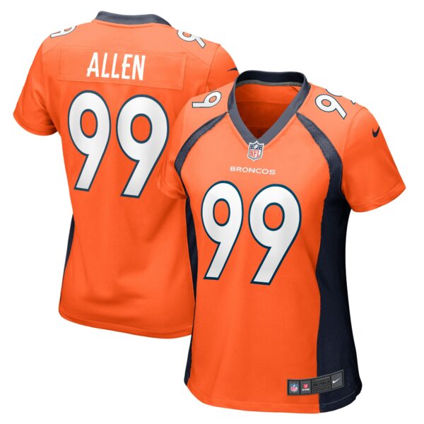 Women’s Denver Broncos Zach Allen Nike Orange Game Player Jersey