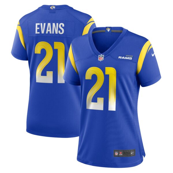 Women’s Los Angeles Rams Zach Evans Nike Royal Home Game Jersey