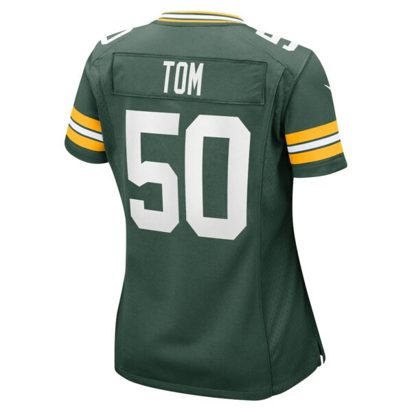 Women’s Green Bay Packers Zach Tom Nike Green Player Game Jersey