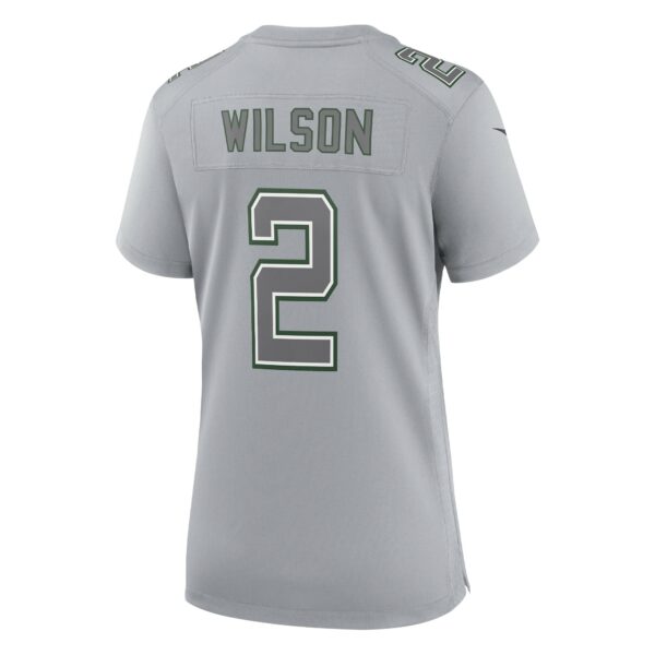 Women’s New York Jets Zach Wilson Nike Gray Atmosphere Fashion Game Jersey