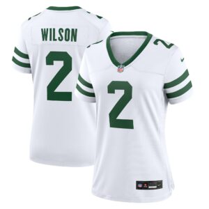 Women's New York Jets Zach Wilson Nike White Player Jersey